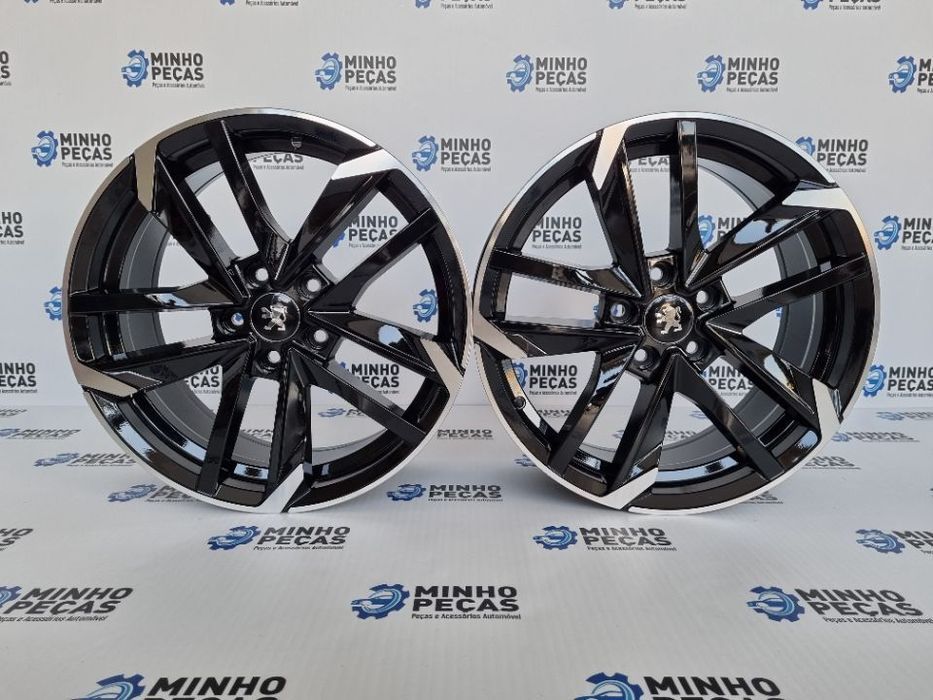 Jantes Peugeot 308 GTI em 17 Preto Brilho