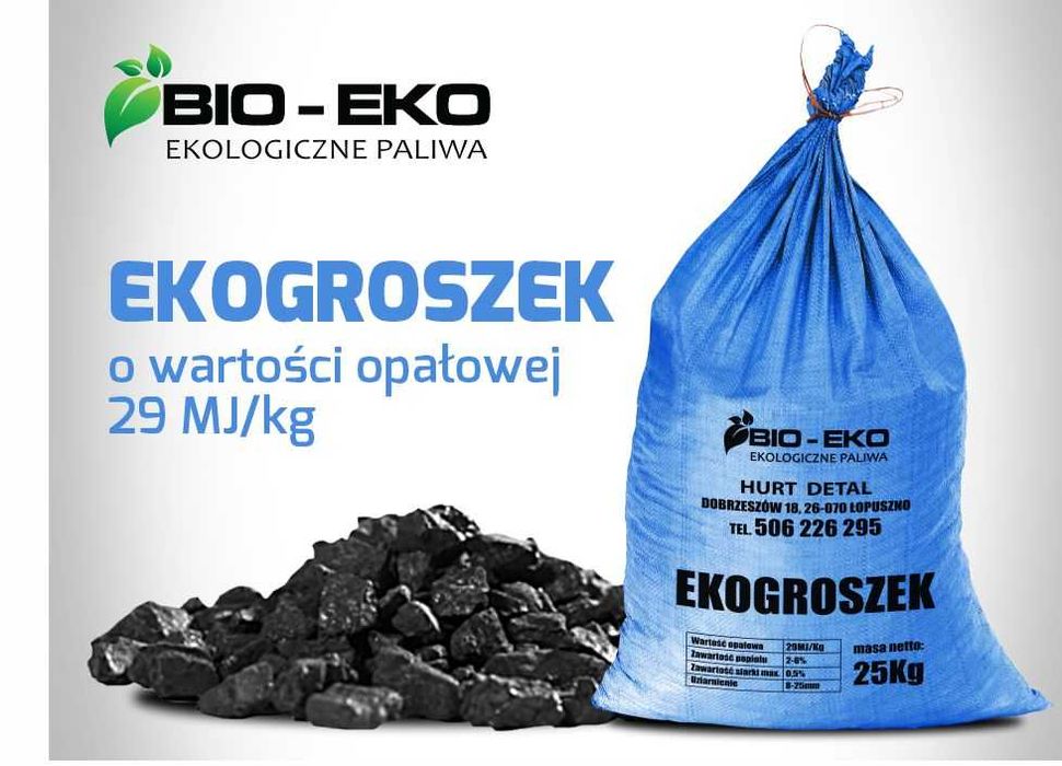 Węgiel Groszek 29 Mj Karlik Workowany 25kg Luz