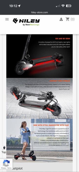 Hiley Tiger 8 pro selada