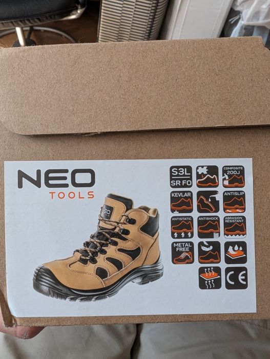 Buty robocze neo tools trzewiki S3L