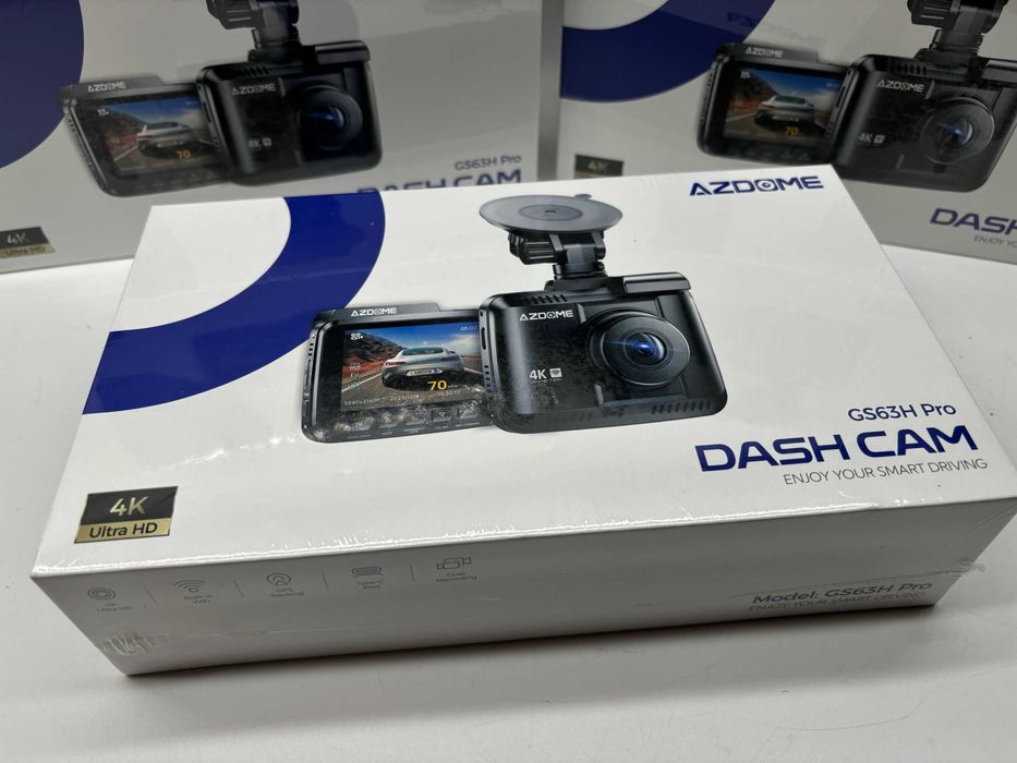 Wideorejestrator samochodowy AZDOME GS63HPRO  4K GPS przód TYŁ + 64GB
