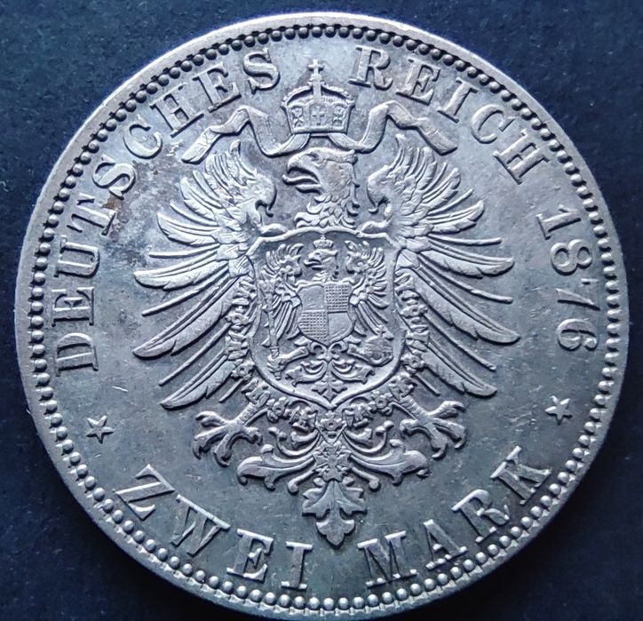 2 marki 1876 A Prusy