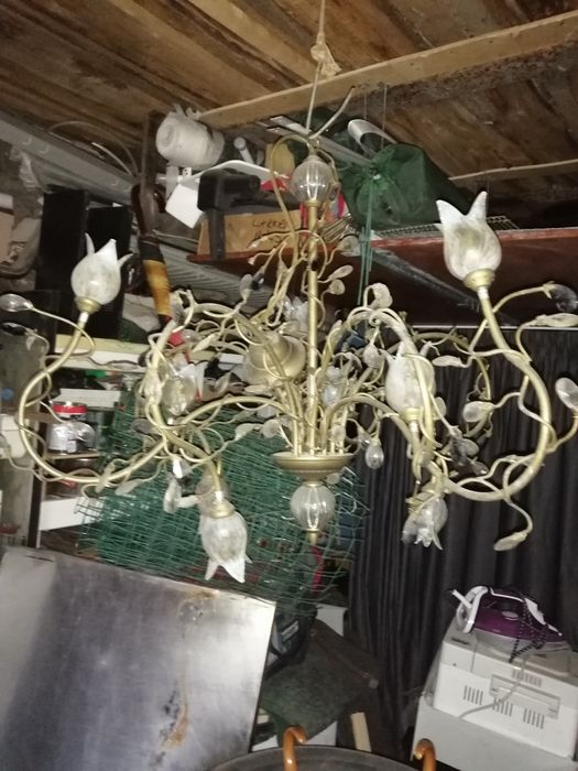 Продам люстру медную