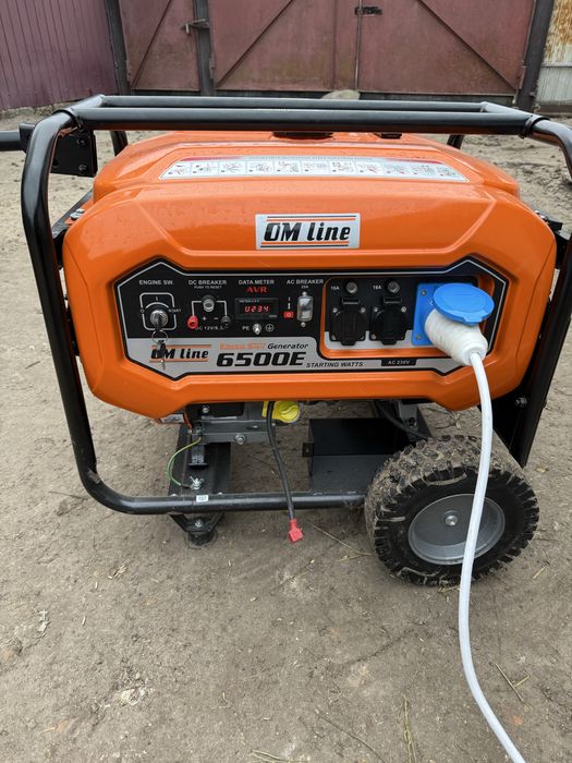 Бензиновий генератор OMLine 6500E
