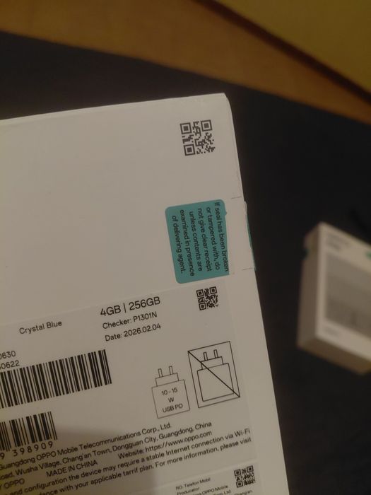 Oppo A6k novo por utilizar  com 256 com 4 de RAM com possibilidade  de expandir para mais 4 no total fica com 8 de RAM