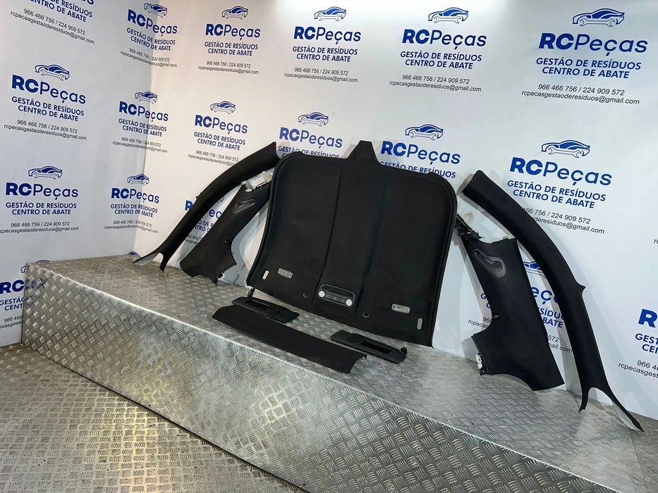 Conjunto Interior Tecto Cupula Preto Original Audi TT 8J SLine 2006 -