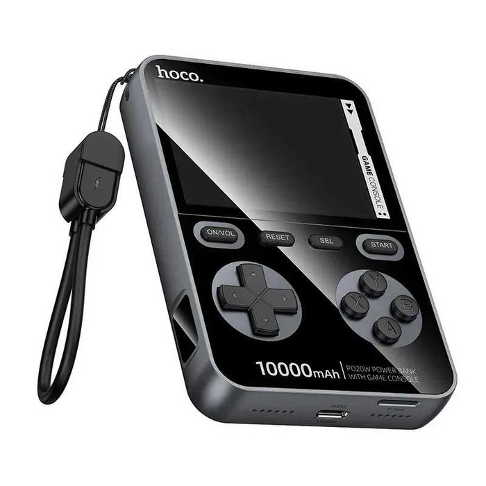 Павербанк HOCOQ47 10000mAhвбуд.ігр.консоль швид.заряд.кабель Type-C