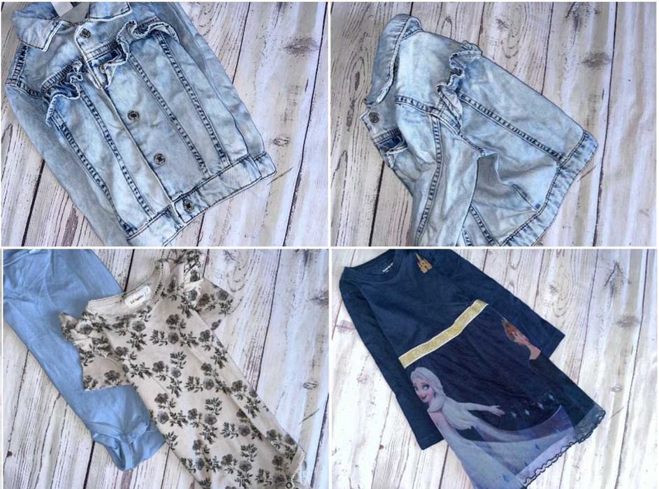 r.80-86 MEGA PAKA 57szt ZESTAW UBRANEK dla dziewczynki zara newbie