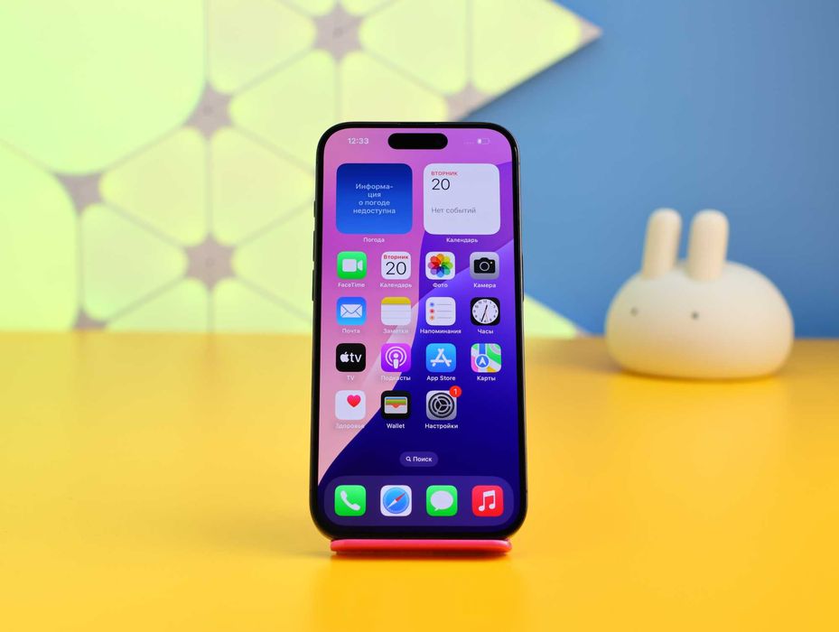 Смартфон iPhone 15 Pro 128GB Black Titanium (156180) Б/У З ГАРАНТІЄЮ