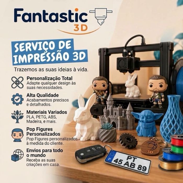 Produtos impressos em 3D