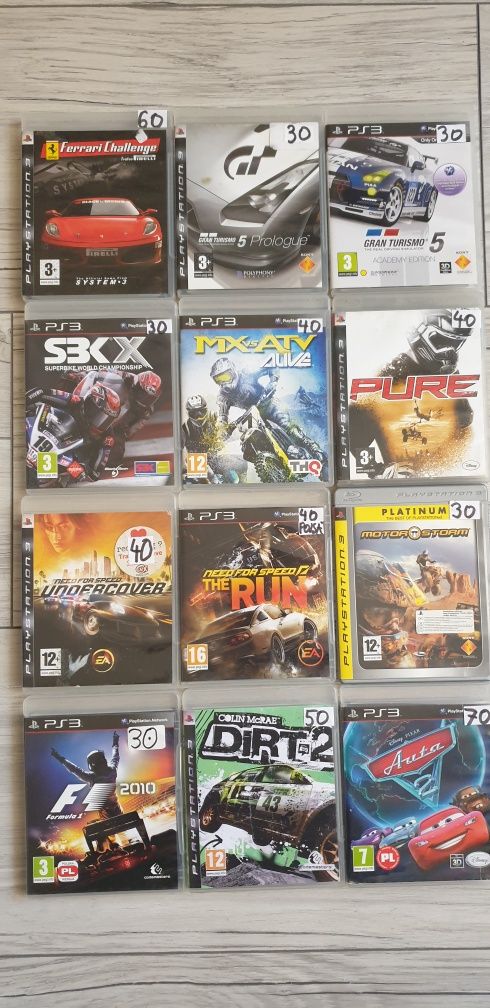 Jogos Corrida Need for Speed, Gran Turismo, Grid, SBK, Mídia Física  Original ps3