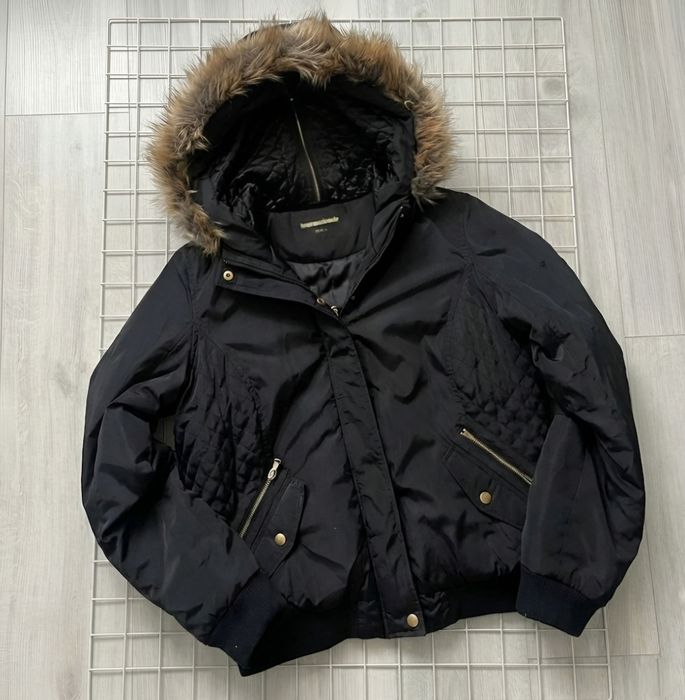 Аляска Куртка Internacionale Утеплена Y2K Flared Casual Drip Drill