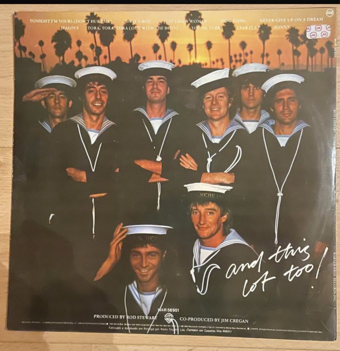 Rod Stewart - Tonight I’m Yours (LP vinil Portugal)