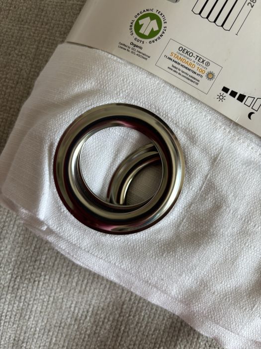 Cortinado branco Algodao 140x280