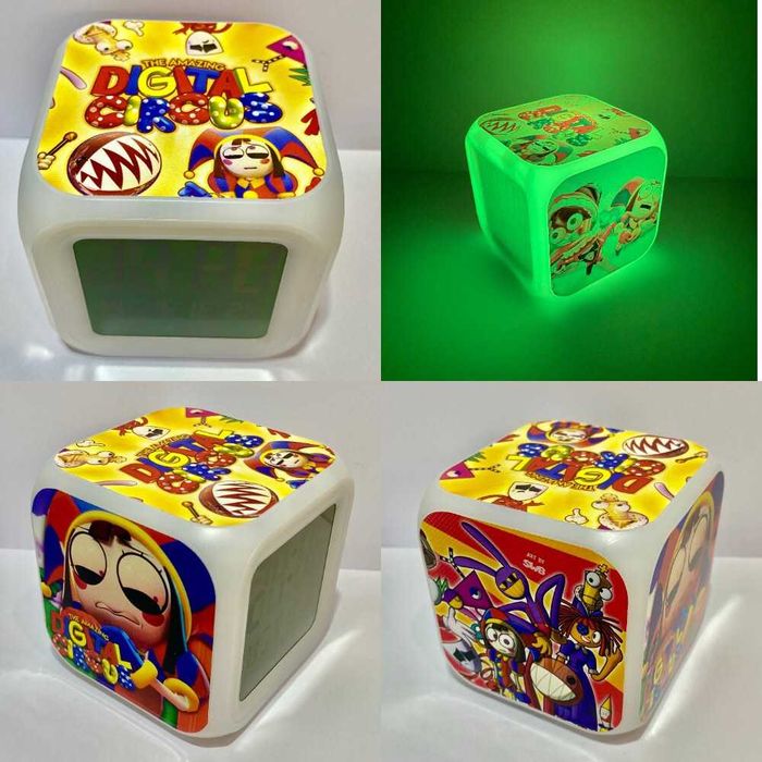 Часы Цифровой Цирк Digital Circus Jax Plush Pomni Plush Джекс