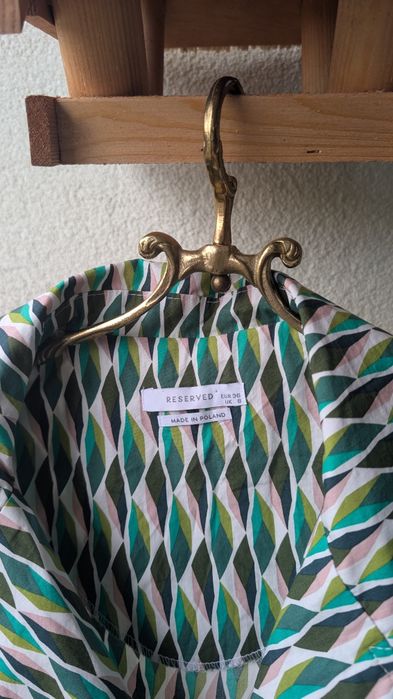 Reserved sukienka rewelacja 36, S, Bawełna, zapinana
