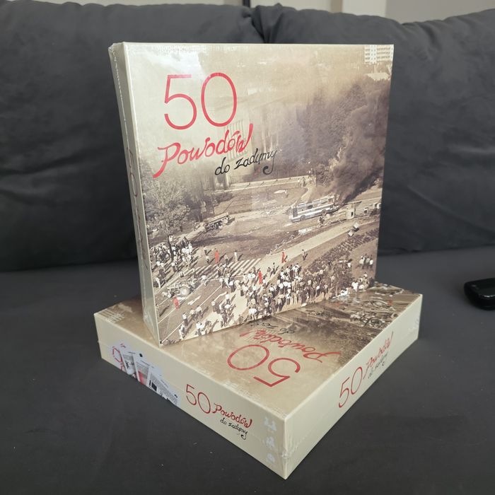 Gra „50 powodów do zadumy” – NOWA, ZAFOLIOWANA
