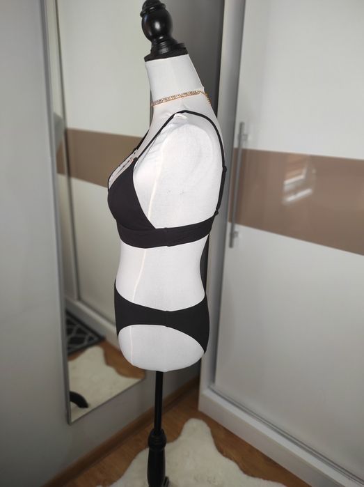 Klasyczne bikini prążek trójkątne miseczki wysoki stan m