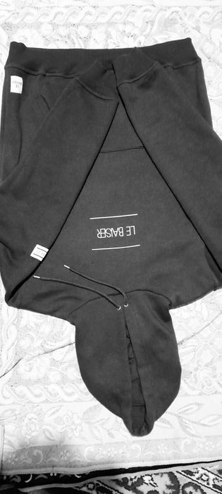 Чоловіче худі на флісі LA Baiser синього кольору, L розмір