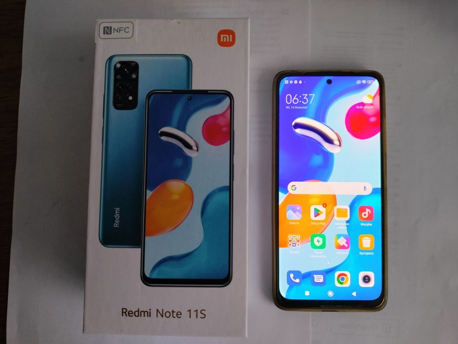 Redmi Note 11S 6/128 NFC | bardzo dobry stan | szybka ładowarka | bez wad