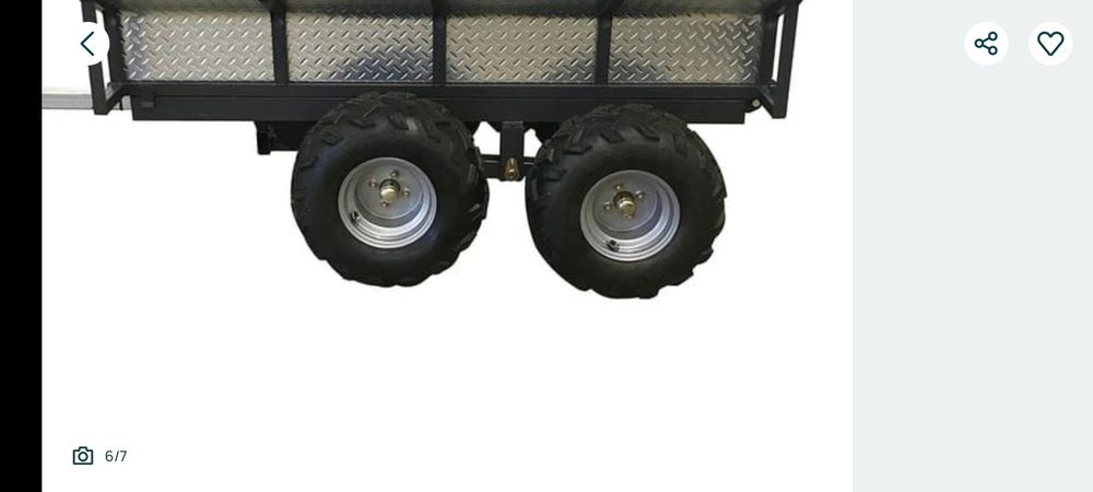Zawieszenie tandem do budowy przyczepki ATV