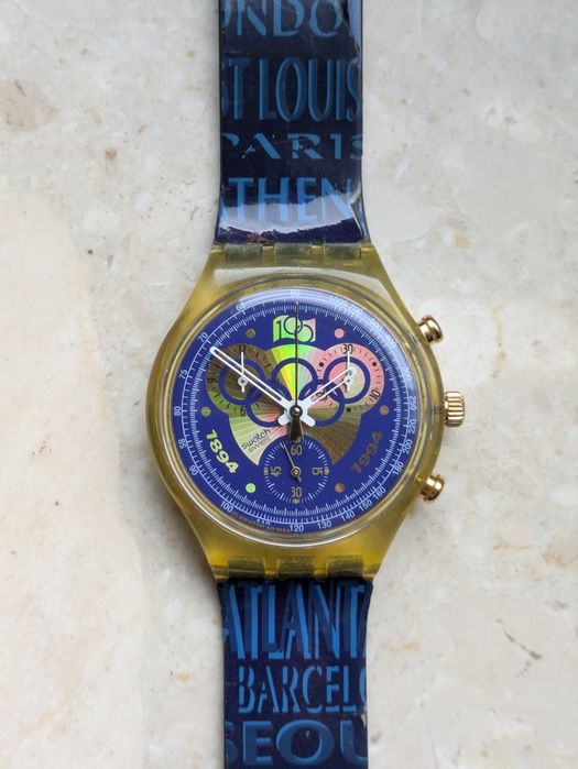 Swatch Chrono 100 lecie olimpiad 1994