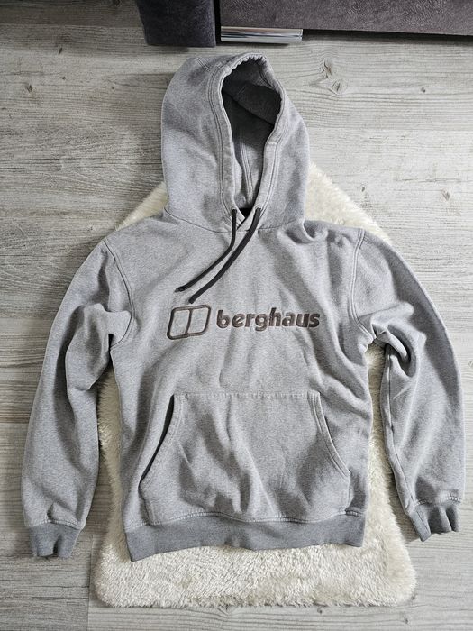 Bluza Berghaus z kapturem Haft Logo Rozmiar M Szara
