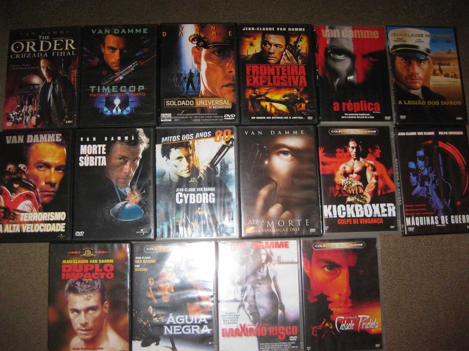 16 Filmes em DVD com o Actor Van Damme