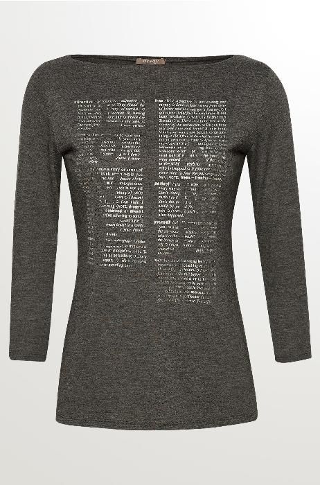 Bluzka z metalicznym nadrukiem Orsay