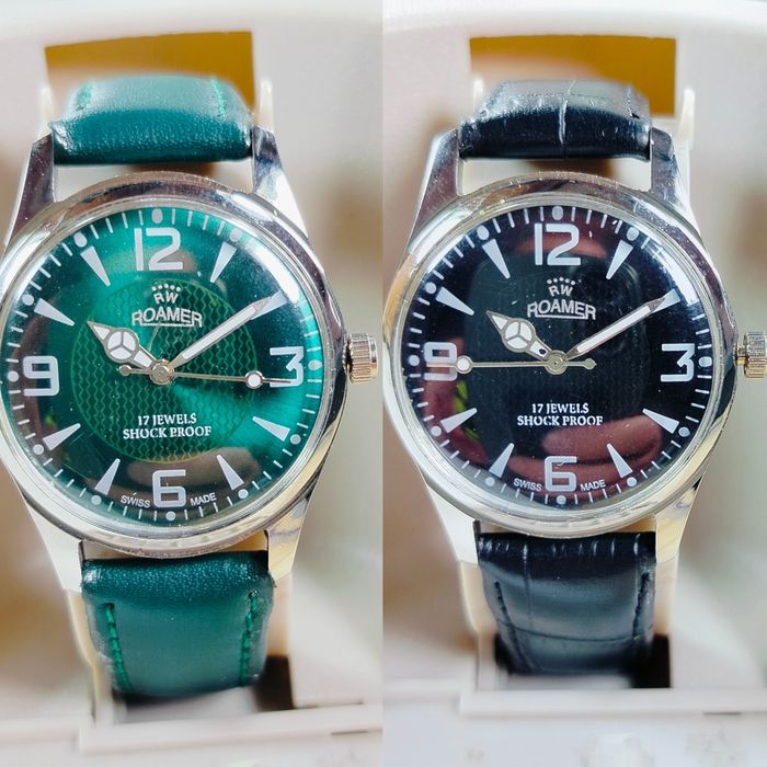 2 x zegarek Roamer mechaniczny mechaniczne dwa zegarki vintage retro