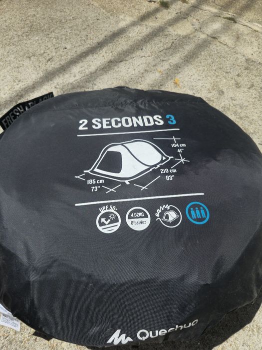 Tenda Quechua 2 seconds 3 pessoas