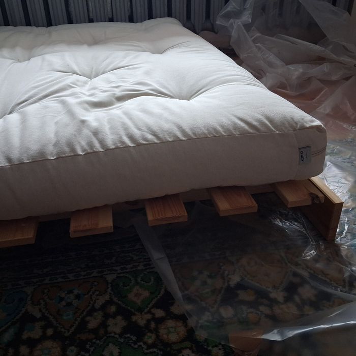 Sofa leżak łóżko z materacem