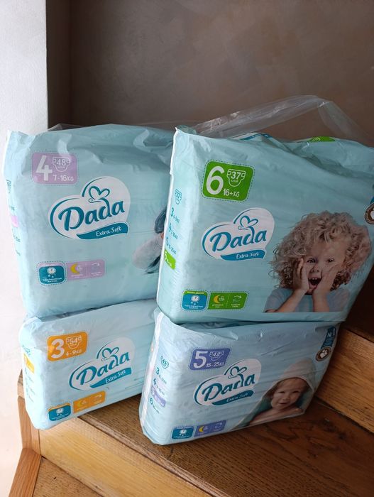 Підгузники Дада Dada extra soft 3, 4, 5, 6