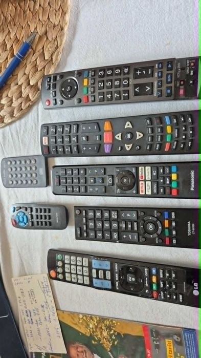 piloty lg toschiba ,panasonic, tcl ,sony viera, tivoli audio
