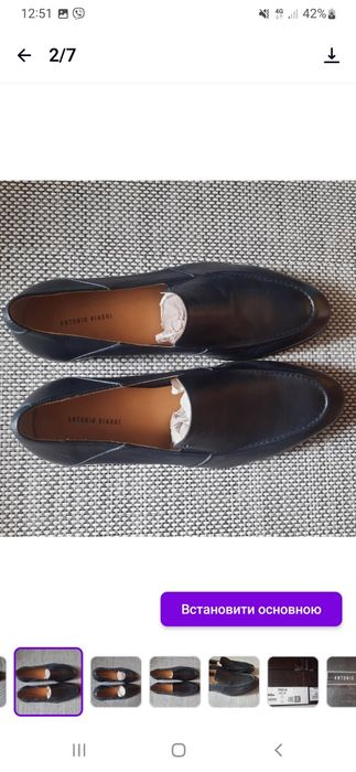 туфлі ANTONIO BIAGGI Italy size 42