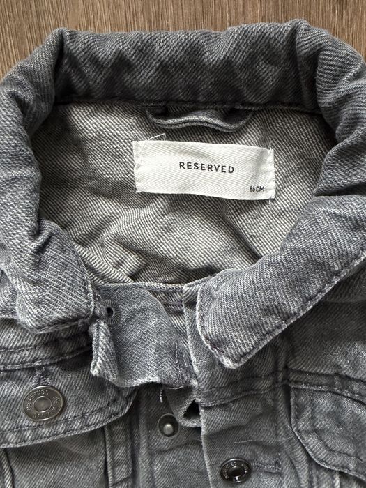 Kurteczka kurtka jeansowa szara reserved 86