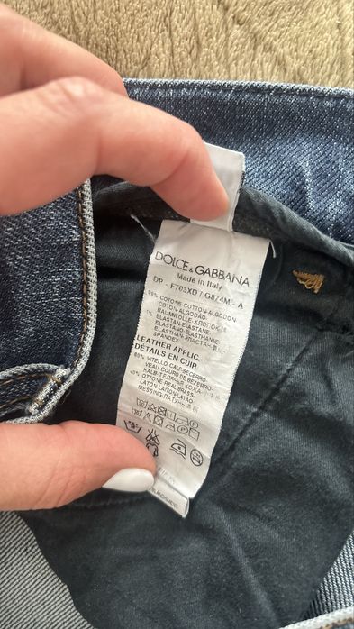 Джинси бойфренди Dolce&Gabbana