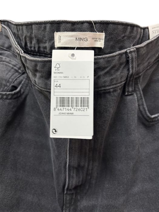 Calças Mango Straight Regular Waist tamanho 44 Novas