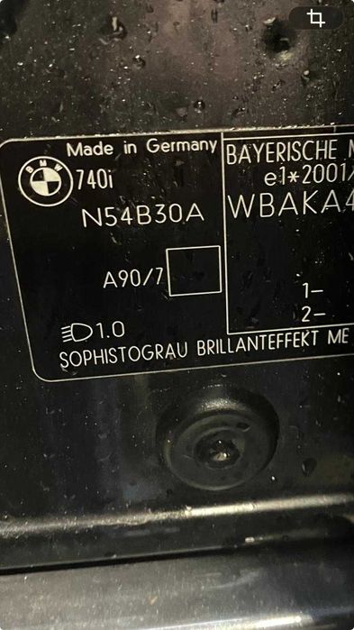BMW F01 drzwi lewe przód Idealne Sophistograu A90