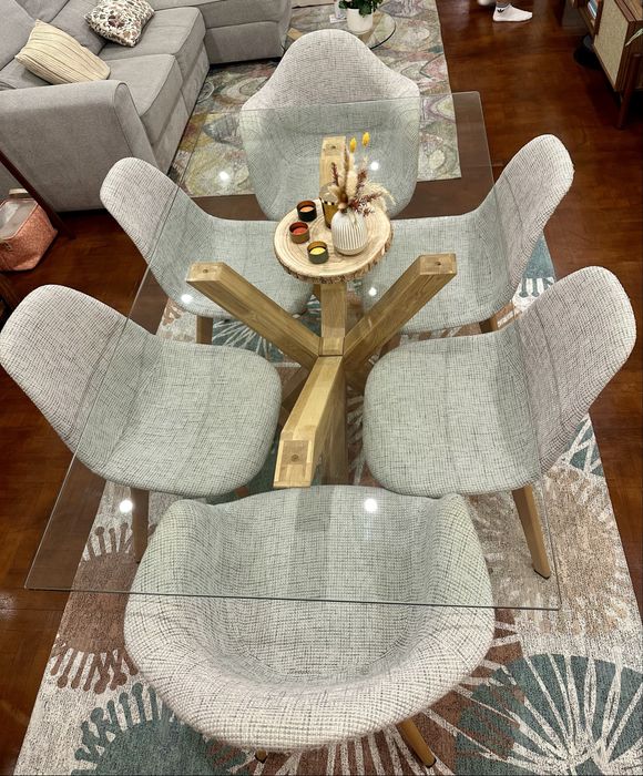 Conjunto 4 cadeiras + 2 cadeiroes