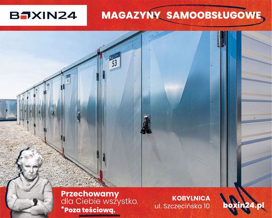 Przechowalnia , magazyn samoobsługowy, wynajem, BOXIN24.pl, 12m²