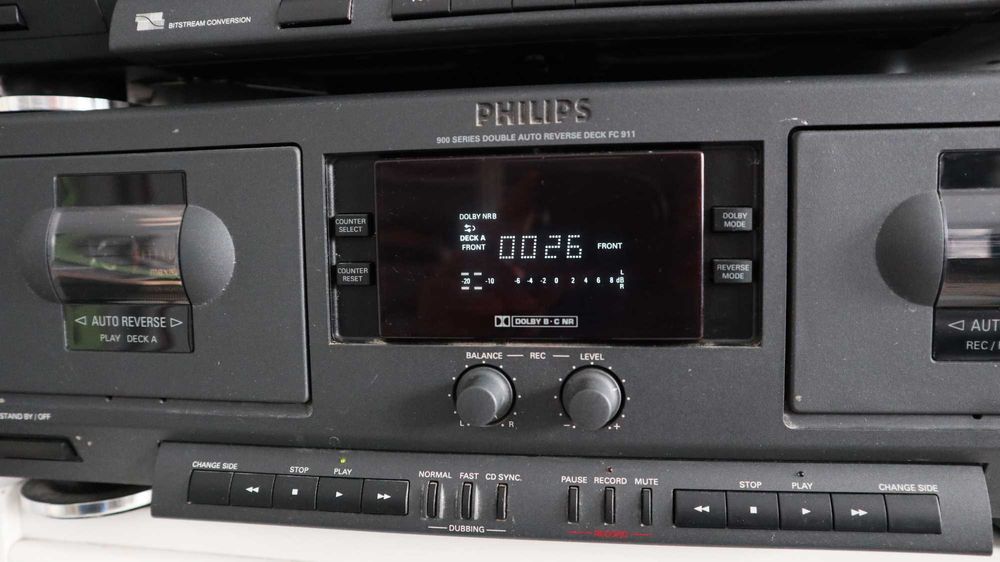 Стойка CD проигрыватель PHILIPS CD-911 Кассетная дека PHILIPS FC-911