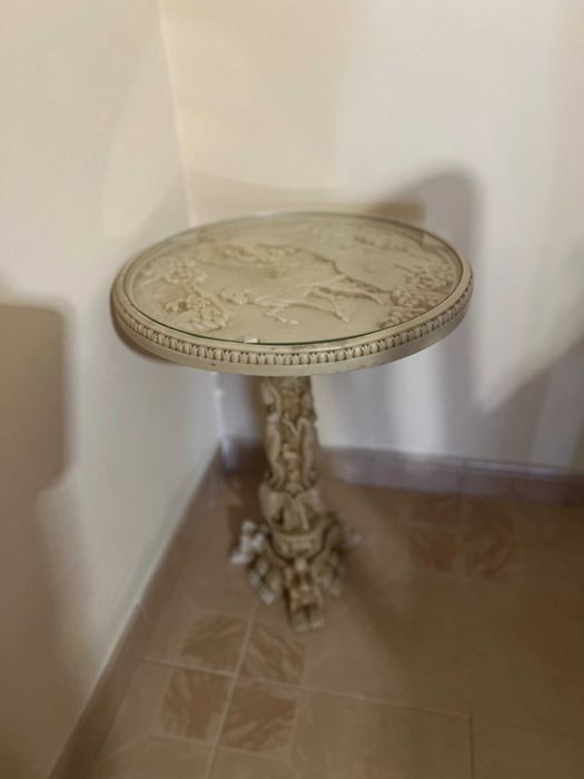 Mesa de Apoio de estilo Oriental Chinês feito à mão século XX