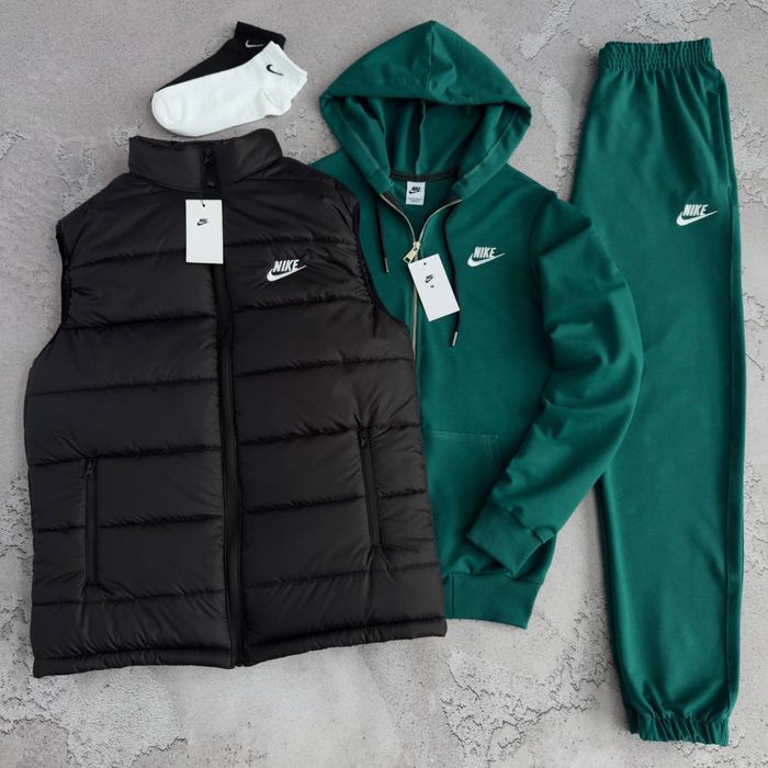 Чоловічий спортивний костюм найк набір Nike [3в1] [S-2XL] + шкарпетки!
