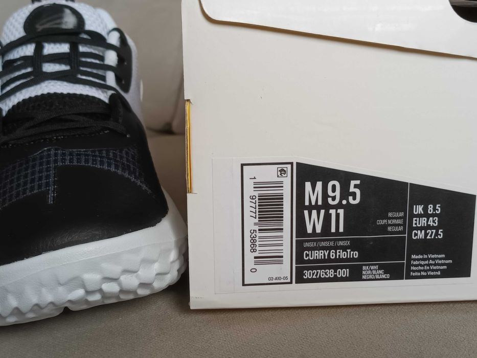 buty do koszykówki Under Armour Curry 6 Flotro rozmiar 43 US 9,5