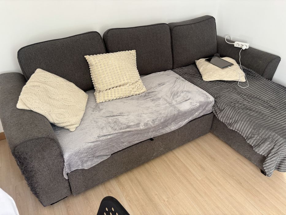 sofá-cama de canto BÅRSLÖV da IKEA