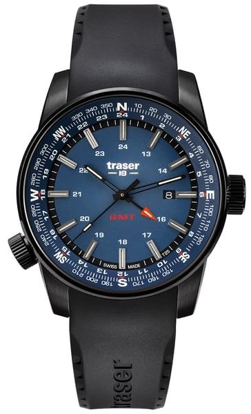Zegarek Traser P68 Pathfinder GMT, jak nowy, gwarancja