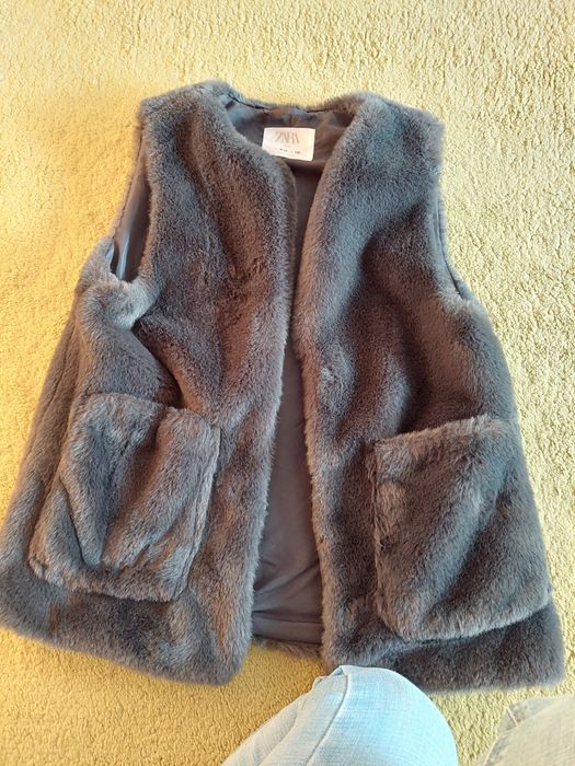 Colete de pêlo Zara