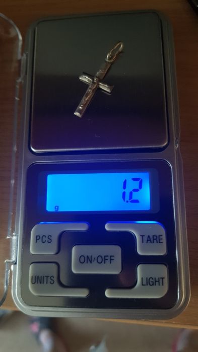 Крестик серебряный 925°