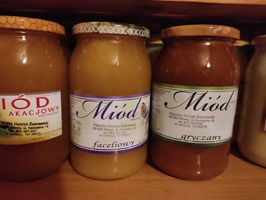 Miód pszczeli z własnej pasieki